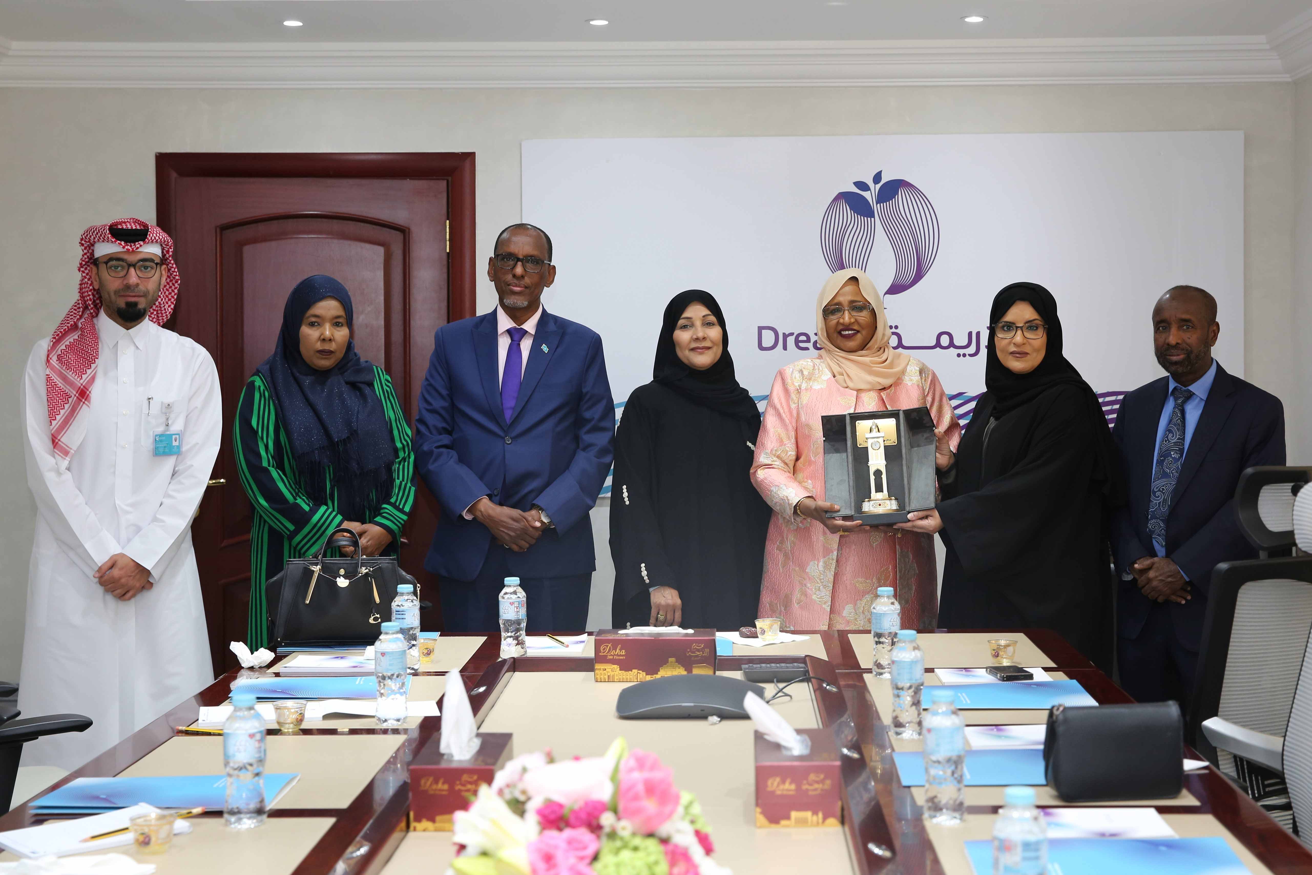 Somalian President’s Wife Learns about Services Provided by Dreama